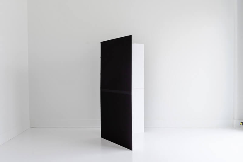 V flat Foldable, Black/White